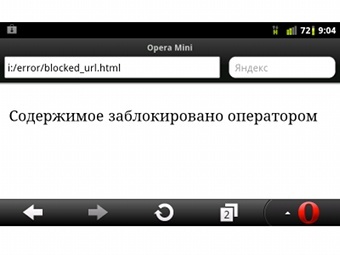 Opera Mini заблокировала россиянам Twitter