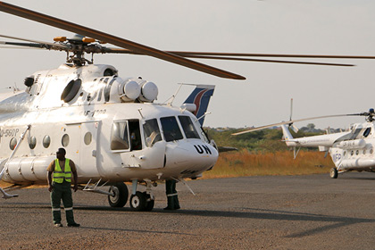 Вертолет «ЮТэйр» сбили в Южном Судане