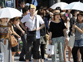 Из-за жары в Японии госпитализировали 700 человек