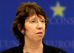 Эштон провела пресс-конференцию о санкциях против Беларуси