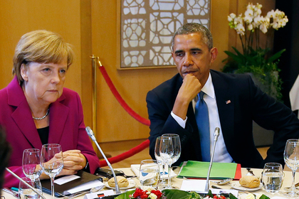 Обама впервые с начала шпионского скандала поговорил с Меркель