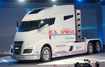 Американская компания представила первый грузовик на водороде