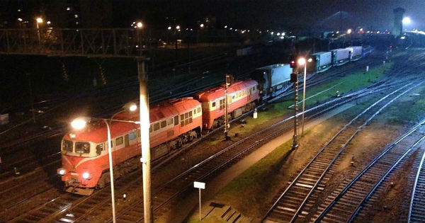 Фуры пересекли белорусско-литовскую границу по железной дороге
