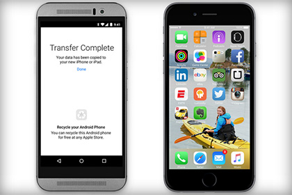Apple облегчит владельцам мобильных устройств переход с Android на iOS
