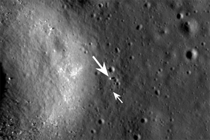 Китайский луноход сфотографировали с орбиты