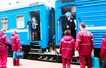 Поезд «Москва-Брест» прибыл в Минск