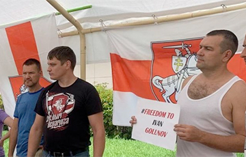 В Майами прошел пикет в поддержку свободы в Беларуси и РФ