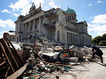 В Новой Зеландии поставят картонный собор взамен разрушенного