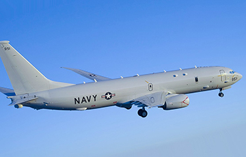 Самолет ВМС США провел разведывательный полет вблизи юго-западного побережья Крыма