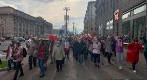 В Минске на акцию протеста вышли пенсионеры