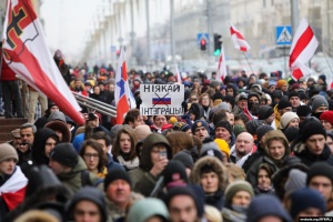 31 января на акции протеста в Беларуси задержано 167 человек