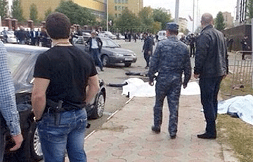 В Грозном женщина устроила взрыв возле КПП