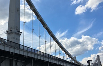 Видеофакт: Cостояние Юбилейного моста в Витебске