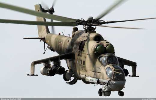 В России снова упал военный вертолет