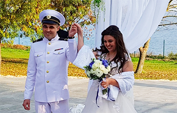 Освобожденный из плена украинский моряк отпраздновал свадьбу: яркие кадры