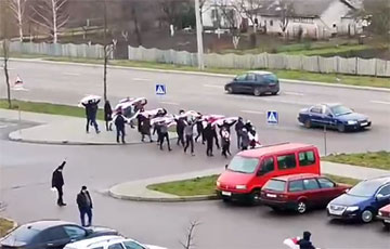 Жители Гродно поддержали протестующих минчан