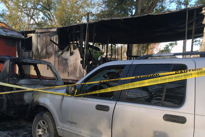 В Луизиане в трейлере сгорели три ребенка
