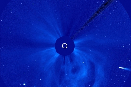 Обсерватория SOHO разглядела «самую яркую комету года»