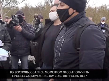 Видеофакт: В ходе обмена боевики «ЛНР» отказались возвращаться на оккупированную территорию