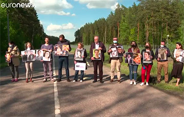 На границе Литвы и Беларуси прошла акция солидарности с журналистами