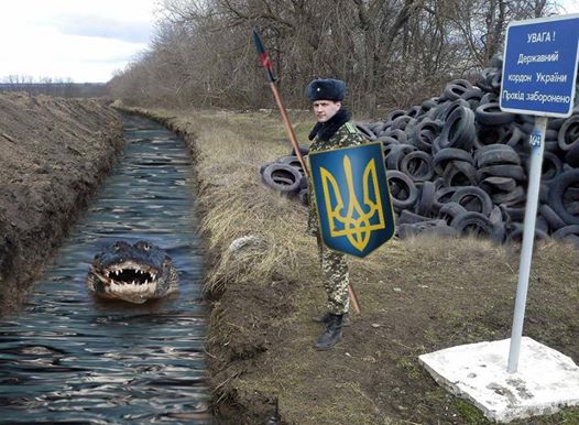 Крокодилы на российской границе: новые фотожабы на путинскую агрессию