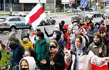 Женский марш в Минске: яркий фоторепортаж