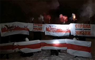 Партизаны Витебска провели яркую протестную акцию
