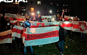 Белорусы вышли на традиционные вечерние акции протеста