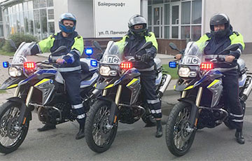 ГАИ Минской области получила новые мотоциклы BMW