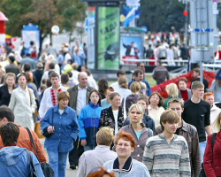 Численность населения Минска выросла за 2014 год на 16,5 тысячи человек