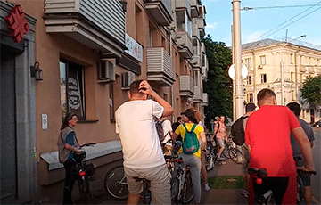 В Минске прошла велосипедная акция протеста
