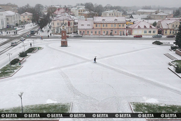 В Гродненской области выпал первый снег