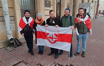 Белорусы Санкт-Петербурга вышли на 91-ю акцию протеста подряд