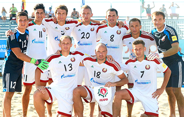 Суперфинал Евролиги: Сборная Беларуси по пляжному футболу одолела Украину