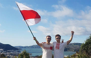 Белорусы из Новой Зеландии поддерживают перемены