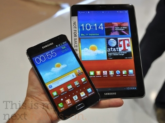 Samsung скрестила планшет со смартфоном
