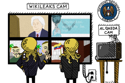 СМИ рассказали о слежке спецслужб за посетителями сайта WikiLeaks