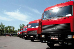 Продажи грузовиков в Беларуси упали в два раза