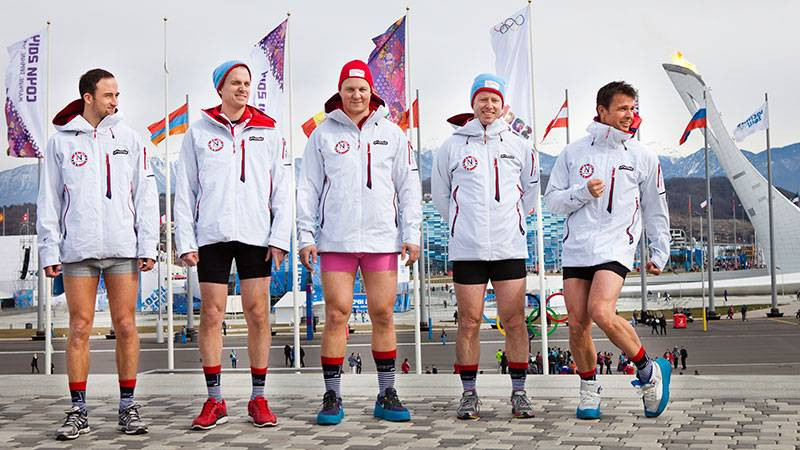 Норвежские олимпийцы разделись в знак протеста