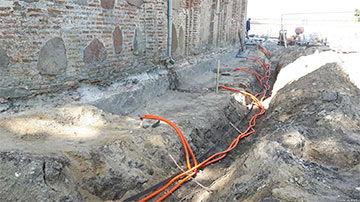 В Гродно строители уничтожили уникальные культурные слои вокруг Коложской церкви