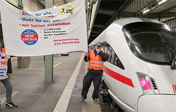 В Германии бастуют машинисты поездов