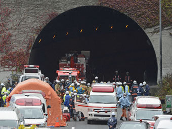 Названа предполагаемая причина обрушения туннеля в Японии