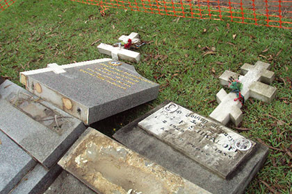 Вандалы осквернили русское кладбище в Сиднее