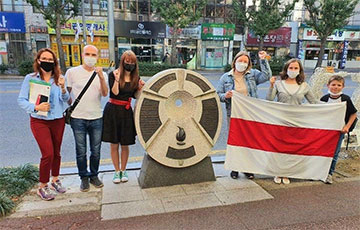 Белорусских женщин поддержали в Южной Корее