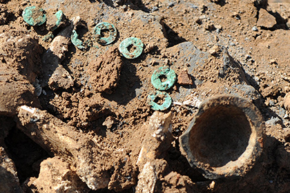 Китайский фермер раскопал на своем участке полтонны древних монет