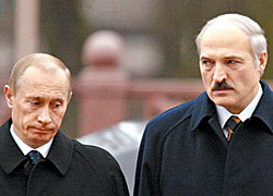 Первый визит Путина - в Беларусь