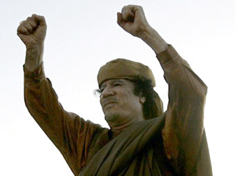 Каддафи выступил с обращением к согражданам